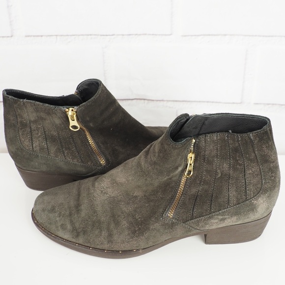 Eric Michael sz 40 US 10 Tatiana gray suede boot - Picture 1 of 11